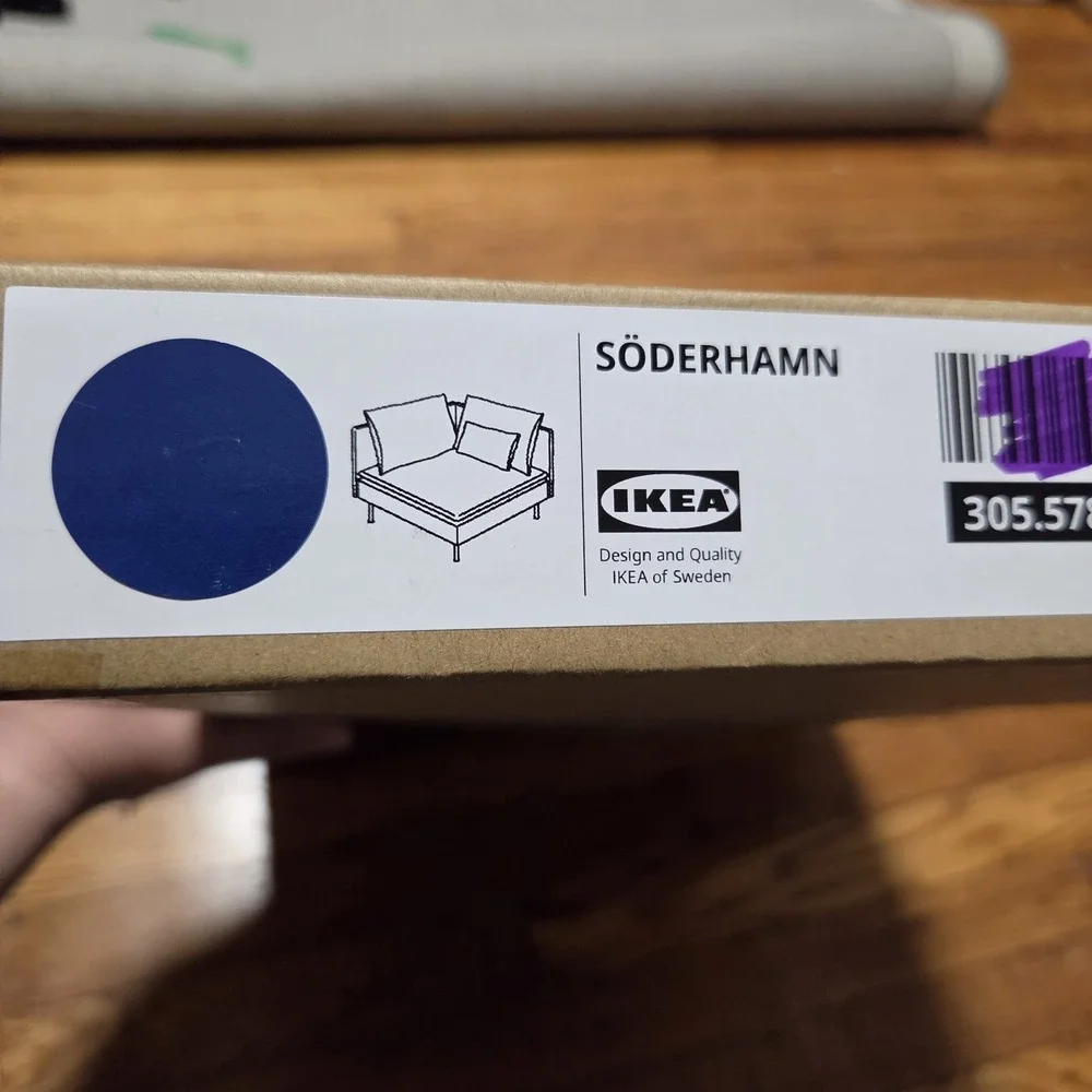 IKEA SODERHAMN Cover Corner Section | Hillared Dark Blue 305.578.27 OPEN BOX NEW